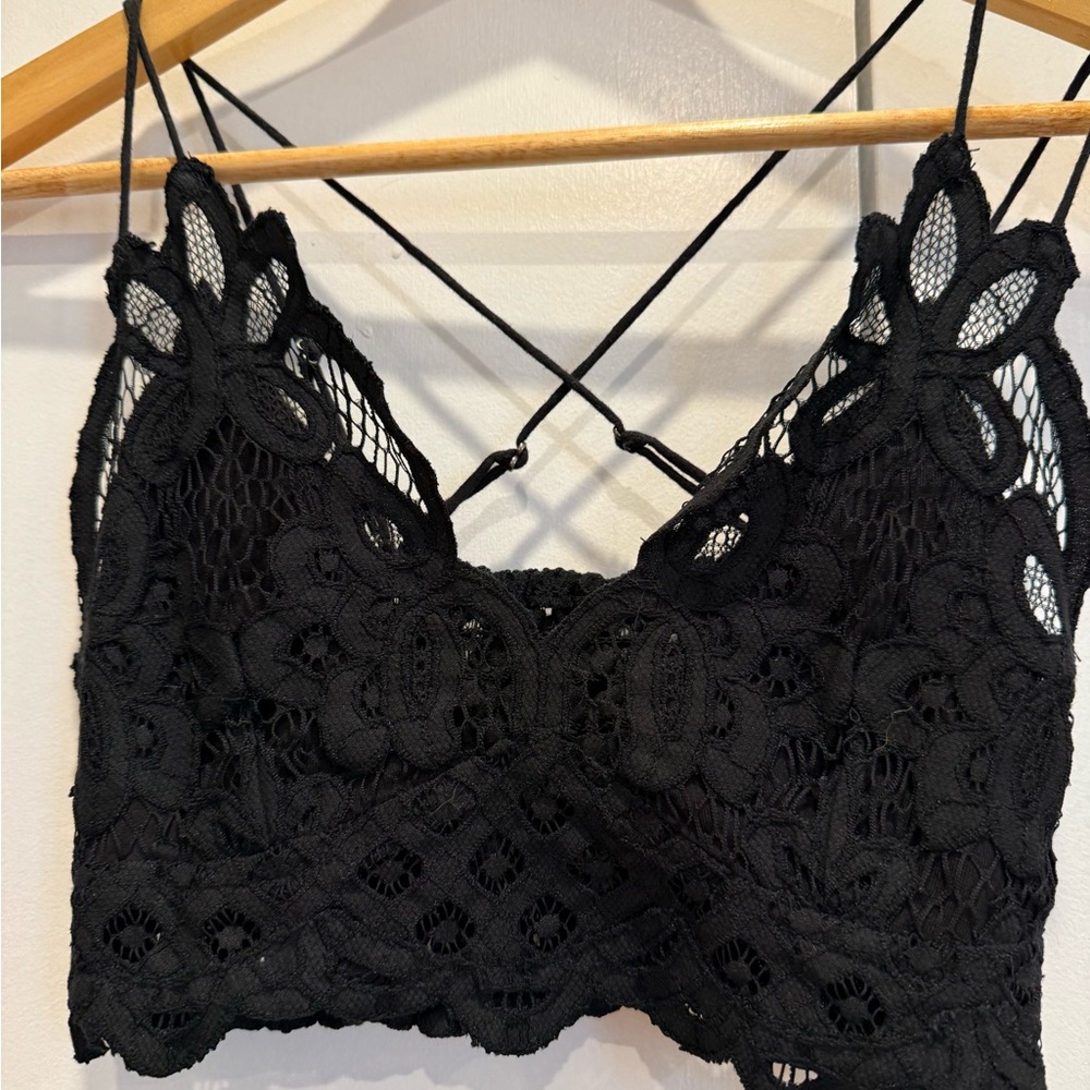 Elegant Black Lace Bralette